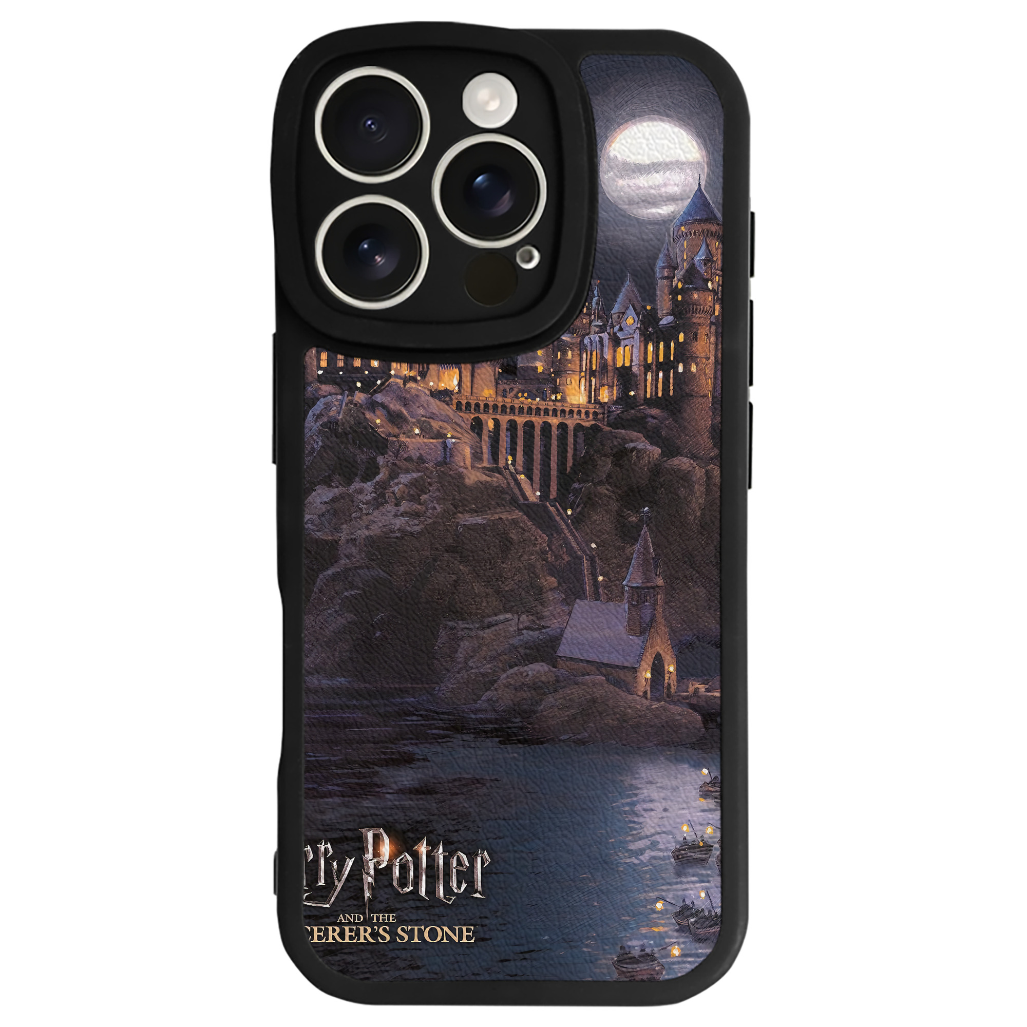 （画像用） Harry Potter ハリー・ポッターシリーズ 【iPhone 16シリーズ対応】シリコンスマホケース（レザー調） 材質：シリコン